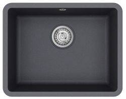 Clearwater Nova Quarex Granite 535 mm Single bowl Inset or Undermount Kitchen Sink