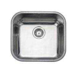 Rangemaster Atlantic Classic Polished Stainless steel 450 mm Undermount Kitchen Sink - UB45