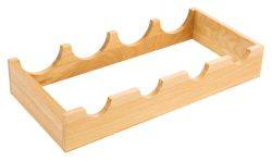 Wine Rack, Clear Lacquered European Oak