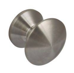 Metropolis Tapered Stainless steel Kitchen Door Knob