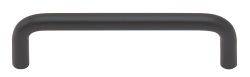 D Pull Handle, Steel, Fixing Centres 96-128 mm white
