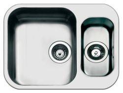 Smeg Alba Brushed Stainless steel 1.5 bowl Undermount Kitchen Sink - UM3416