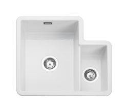 Rangemaster Rustique White Ceramic 1.5 bowl Undermount Kitchen Sink - CRUB3314