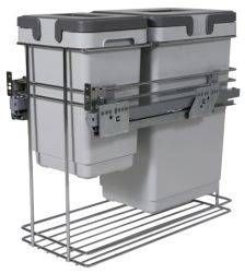 Kombi over extension - 300mm door, 2 bins - pull out kitchen cupboard bin