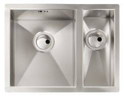 Abode Matrix R0 Stainless steel 1.5 bowl Undermount Kitchen Sink - AW5011-2