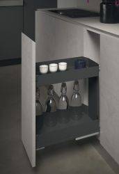 Double Basket, Pull Out, for 300/400 mm Cabinet Width