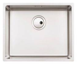 Abode Matrix R15 Brushed Stainless steel 500 mm Inset or Undermount Kitchen Sink
