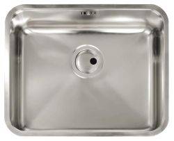Abode Matrix R50 Brushed Stainless steel 500 mm Undermount Kitchen Sink