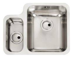 Abode Matrix R50 Brushed Stainless steel 1.5 bowl L-Shape Undermount Kitchen Sink