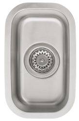 Hafele Christina Polished Stainless steel 170 mm Undermount Kitchen Sink