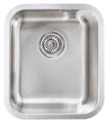 Hafele Christina Polished Stainless steel 340 mm Undermount Kitchen Sink