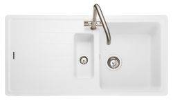 Rangemaster Elements Granite 1.5 bowl Inset Kitchen Sink with drainer