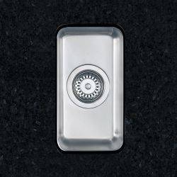 Clearwater Salsa Brushed Stainless steel 160 mm Undermount Kitchen Sink