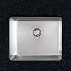Clearwater Salsa Brushed Stainless steel 480 mm Undermount Kitchen Sink