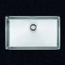 Clearwater Salsa Brushed Stainless steel 650 mm Undermount Kitchen Sink