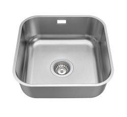 Clearwater Tango Undermount Stainless Steel 406mm Single Bowl Inset or Undermount Kitchen Sink
