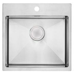 Clearwater Urban Brushed Stainless steel 500 mm Inset Kitchen Sink