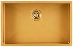 Clearwater Volta Brass Stainless steel 650 mm Large Inset or Undermount Kitchen Sink