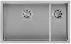 Clearwater Volta Brushed Stainless steel 1.5 bowl Inset or Undermount Kitchen Sink - 735mm