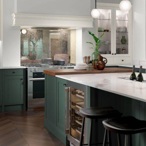 Shaker 22 Kitchen - Stock - Heritage Green