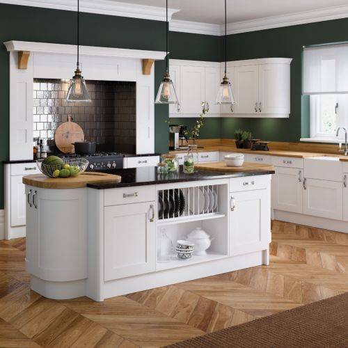 Shaker 21 Kitchen - Stock - White