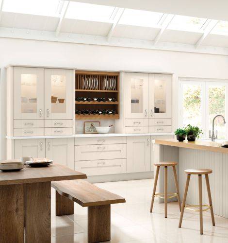 Shaker 14 Kitchen - Stock - Cashmere