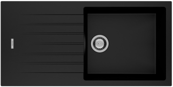 Clearwater Tivoli Granite 480 mm Single bowl Large Inset Kitchen Sink with drainer