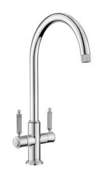 Rangemaster Hemlock, Dual lever, C-Spout, Kitchen Mixer Tap