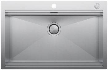 Clearwater Urban Smart Brushed Stainless steel 740 mm Inset Kitchen Sink