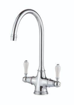 Clearwater Alrisha, Dual Lever, Swan Neck, Kitchen Mixer Tap