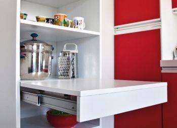 Pull Out Worktop, Aligned with Shelf, OPLÀ