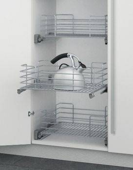 Pull Out Basket Set, Full Extension