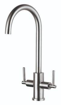 Clearwater Calypso, Dual Lever, Swan Neck, Kitchen Mixer Tap
