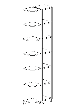 Curved Full Height Unit