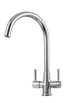 Clearwater Davina, Dual Lever, Swan Neck, Kitchen Mixer Tap