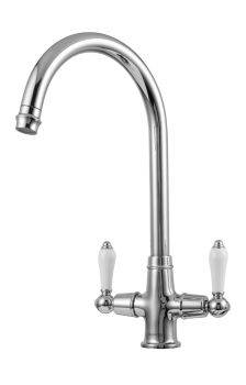 Clearwater Elegance, Dual Lever, C-Spout, Kitchen Mixer Tap