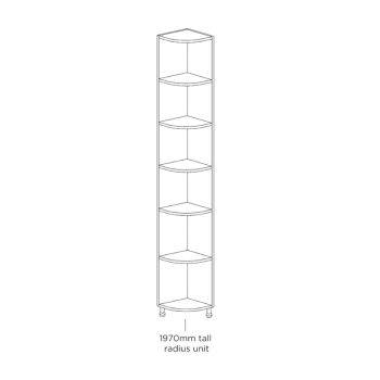 Curved Full Height Unit