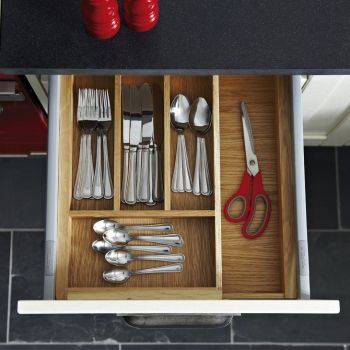 Hafele eXTray Expanding European Oak Cutlery Insert