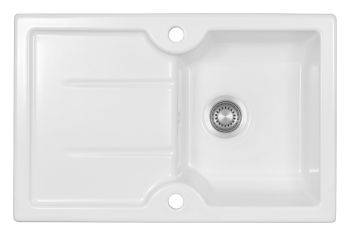 Clearwater Harmony 780 Ceramic Single bowl Inset Kitchen Sink
