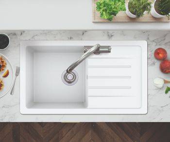 Clearwater Jarla Ceramic Mini Single bowl Inset Kitchen Sink