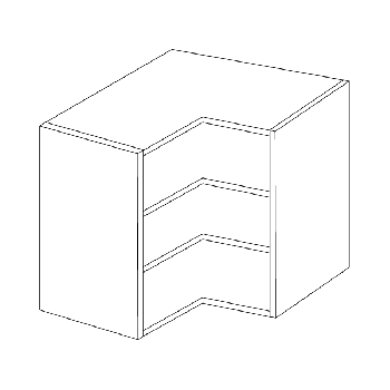 L Shaped Corner Wall Unit