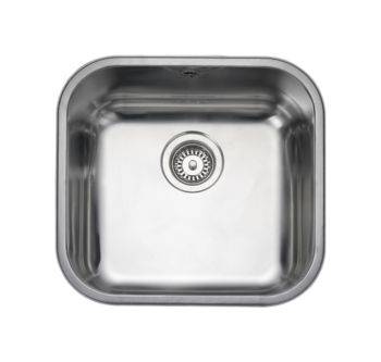 Rangemaster Atlantic Classic Polished Stainless steel 400 mm Undermount Kitchen Sink - UB40