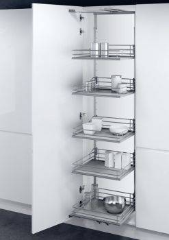 Vauth-Sagel Tal Gate, Swing Out Larder Unit - Premea Solid Base and Wire Baskets