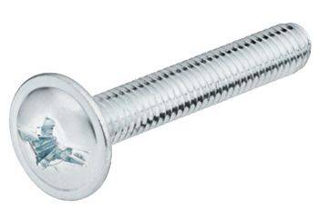 100 Pack M4 Thread screws with Combi Slot for PZ2 Cross Slot or Flat-Bladed Screwdrivers
