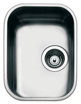 Smeg Alba Brushed Stainless steel 300 mm Undermount Kitchen Sink - UM30