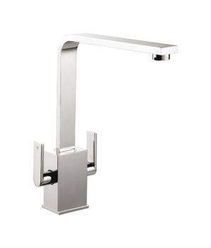 Rangemaster Quadrant Contemporary Dual Lever Mixer Tap