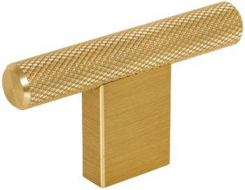 Graf 2 Knurled Aluminium Kitchen Door T Knob