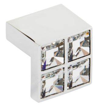 Crystal small Zinc Alloy Kitchen Door Pull Handle