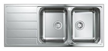 GROHE K500 double bowl sink - Reversible