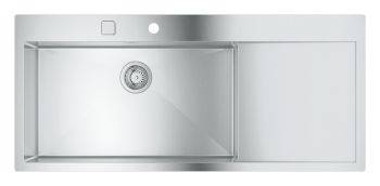 Grohe K1000 Stainless steel 710 mm Inset or Flush mount Kitchen Sink - 31 576 SD0